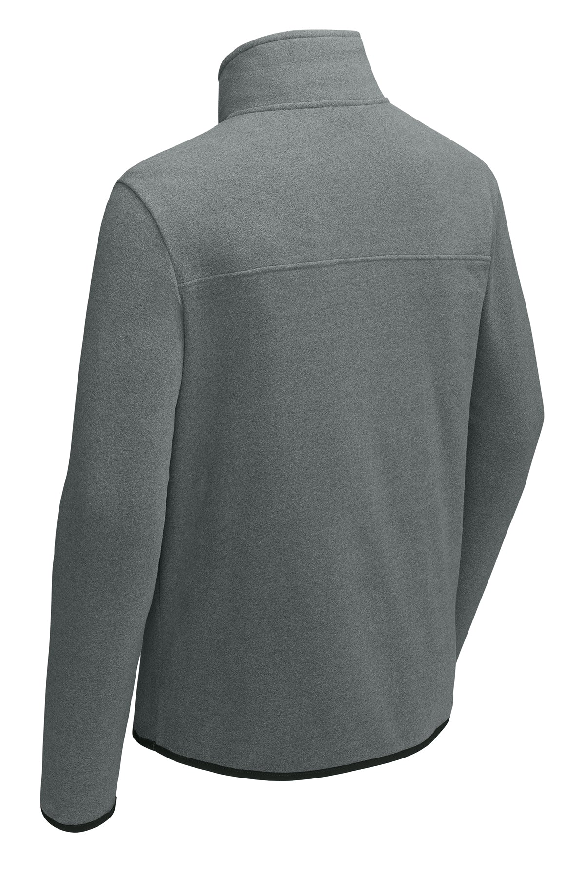 The North Face Glacier 1/4-Zip Fleece in TNF Medium Grey Heather, back flat