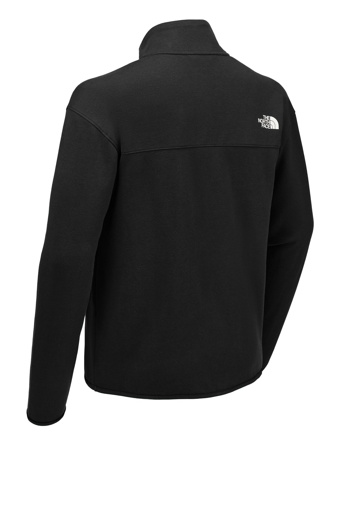 The North Face Double-Knit 1/2-Zip Fleece in TNF Black, back flat
