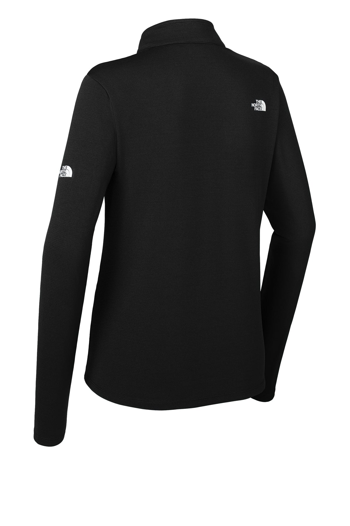 The North Face Women’s Ambition 1/4-Zip in TNF Black, back flat