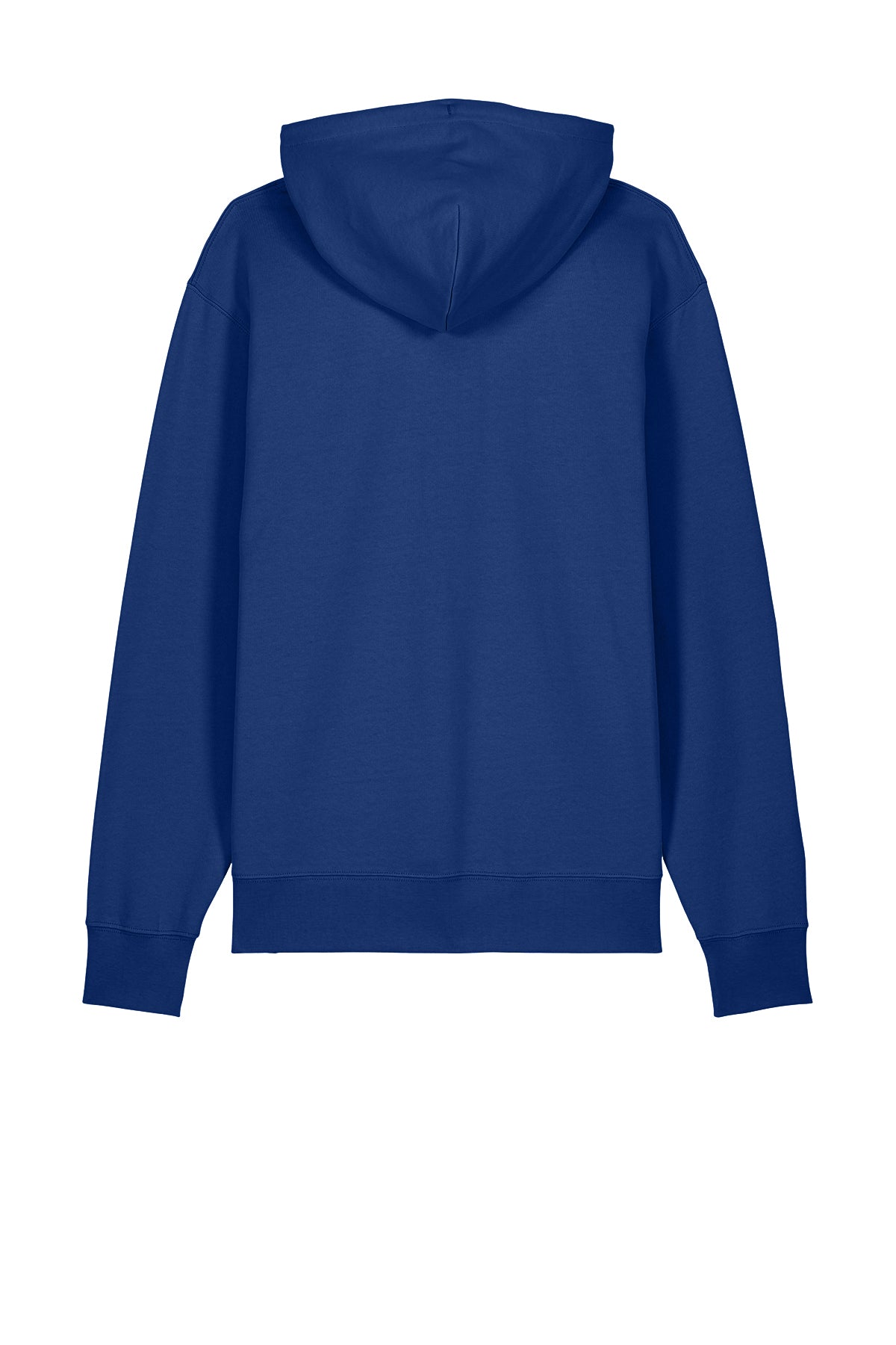 Stanley/Stella Unisex Cruiser 2.0 Hooded Sweatshirt in Worker Blue, back flat