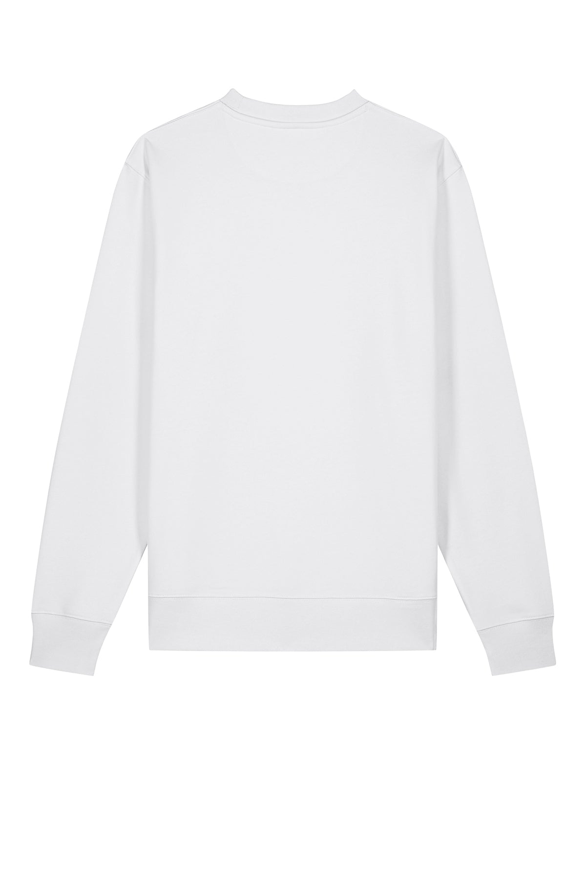 Stanley/Stella Unisex Changer 2.0 Crewneck Sweatshirt in White, back flat