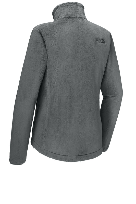 The North Face Women’s Osito Fleece Jacket in Smoked Pearl Grey, back flat