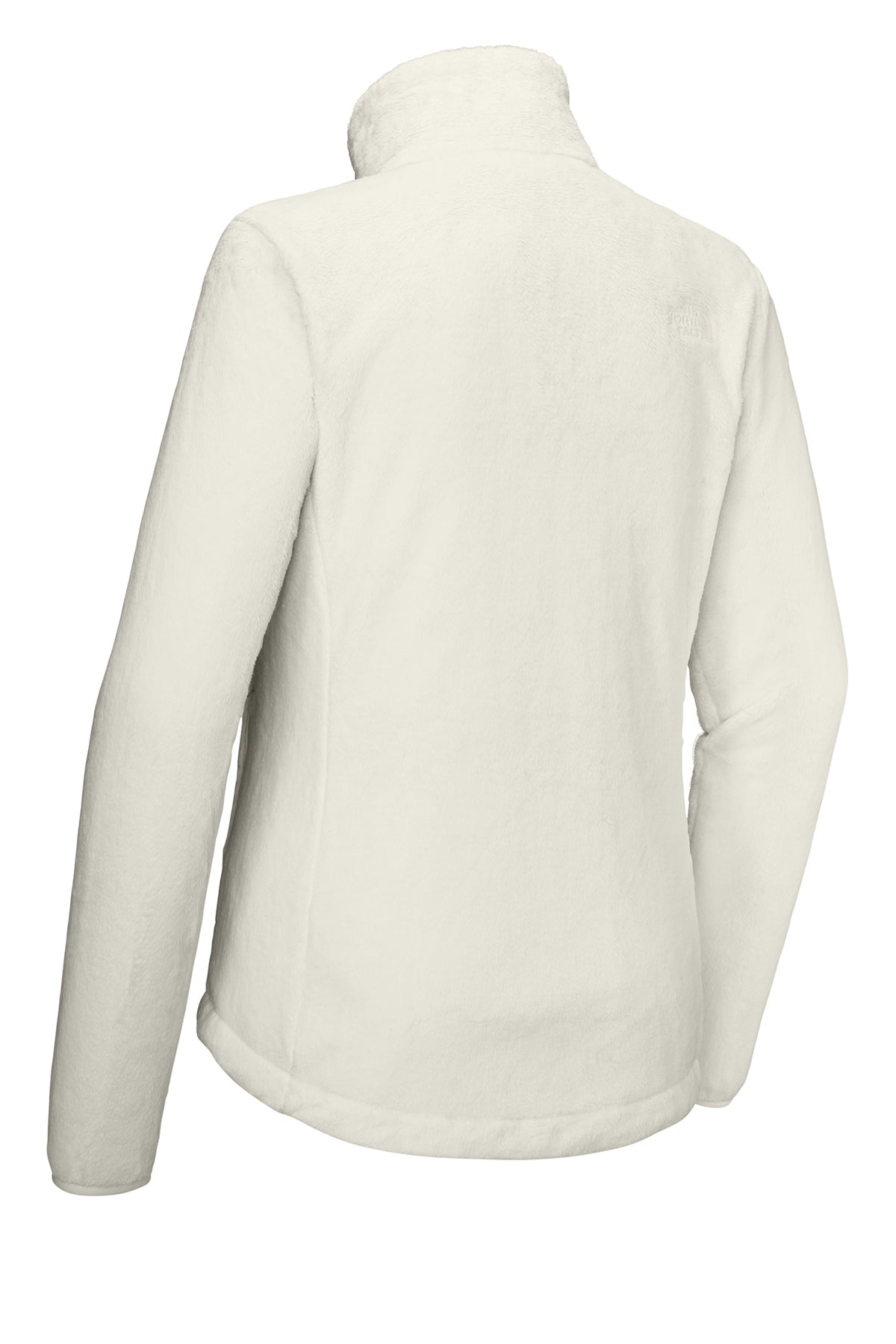 The North Face Women’s Osito Fleece Jacket in White Dune, back flat