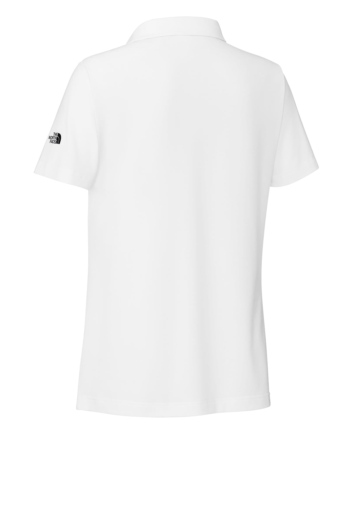 The North Face Women’s Canyon Crest Polo in TNF White, back flat