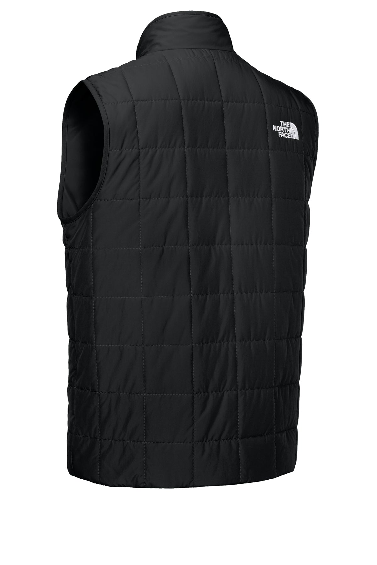 The North Face Iron Drift Quilted Vest in TNF Black, back flat