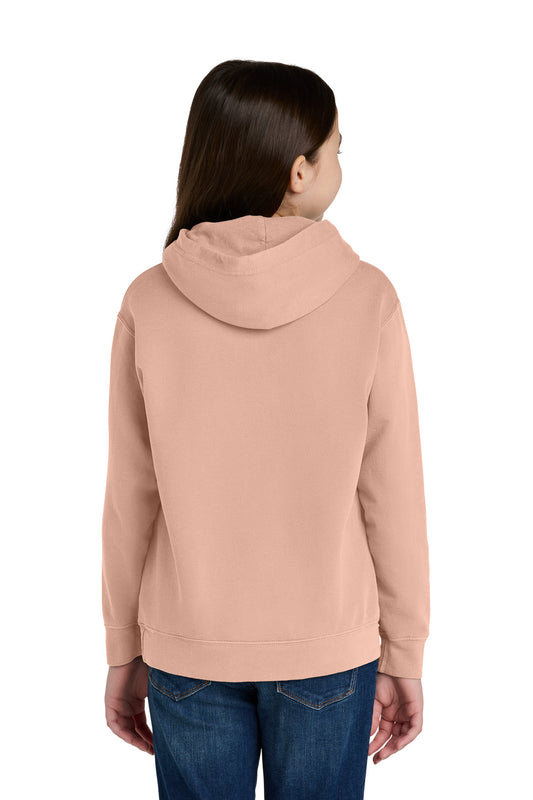 Comfort Colors Youth Lightweight Hooded Sweatshirt - Peachy - back