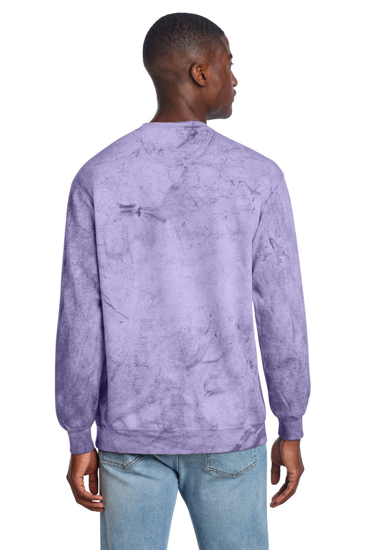 Comfort Colors Color Blast Crewneck Sweatshirt - Amethyst - back