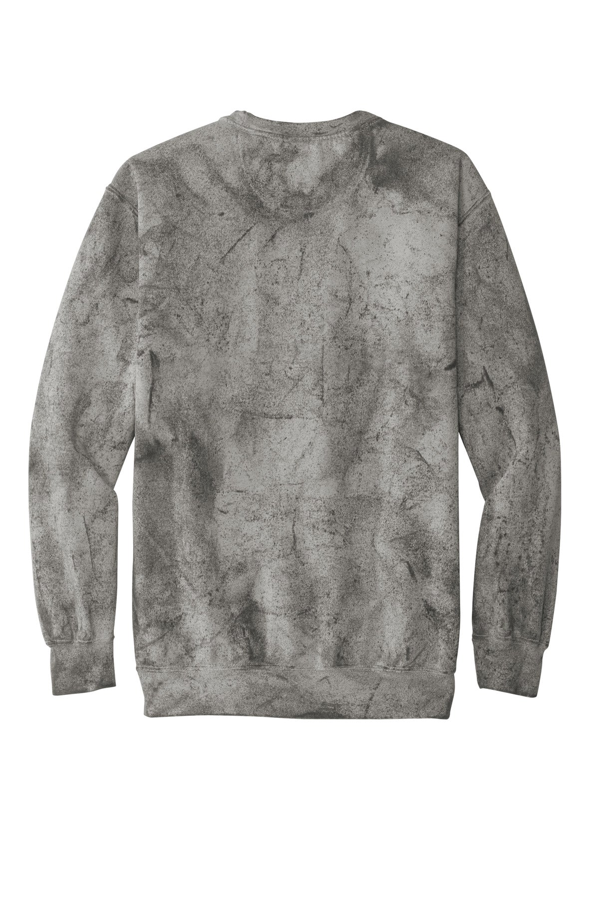 Comfort Colors Color Blast Crewneck Sweatshirt - Smoke - flat back