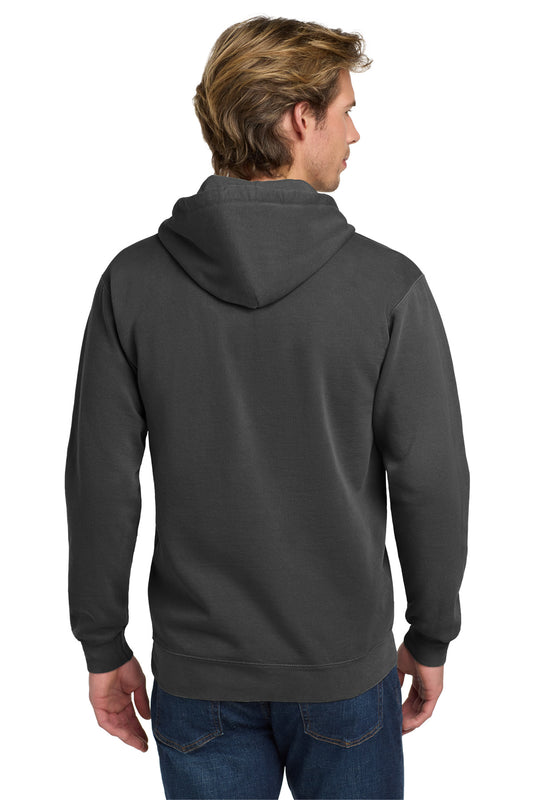 COMFORT COLORS Ring Spun Hooded Sweatshirt - Pepper - back