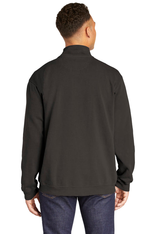 COMFORT COLORS Ring Spun 1/4-Zip Sweatshirt - Pepper - back