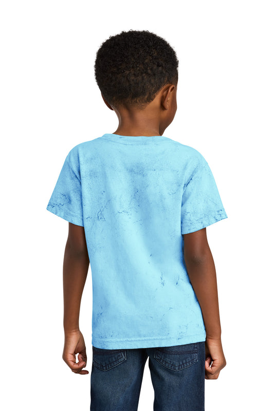 Comfort Colors Youth Heavyweight Color Blast Tee - Fiji Blue - back