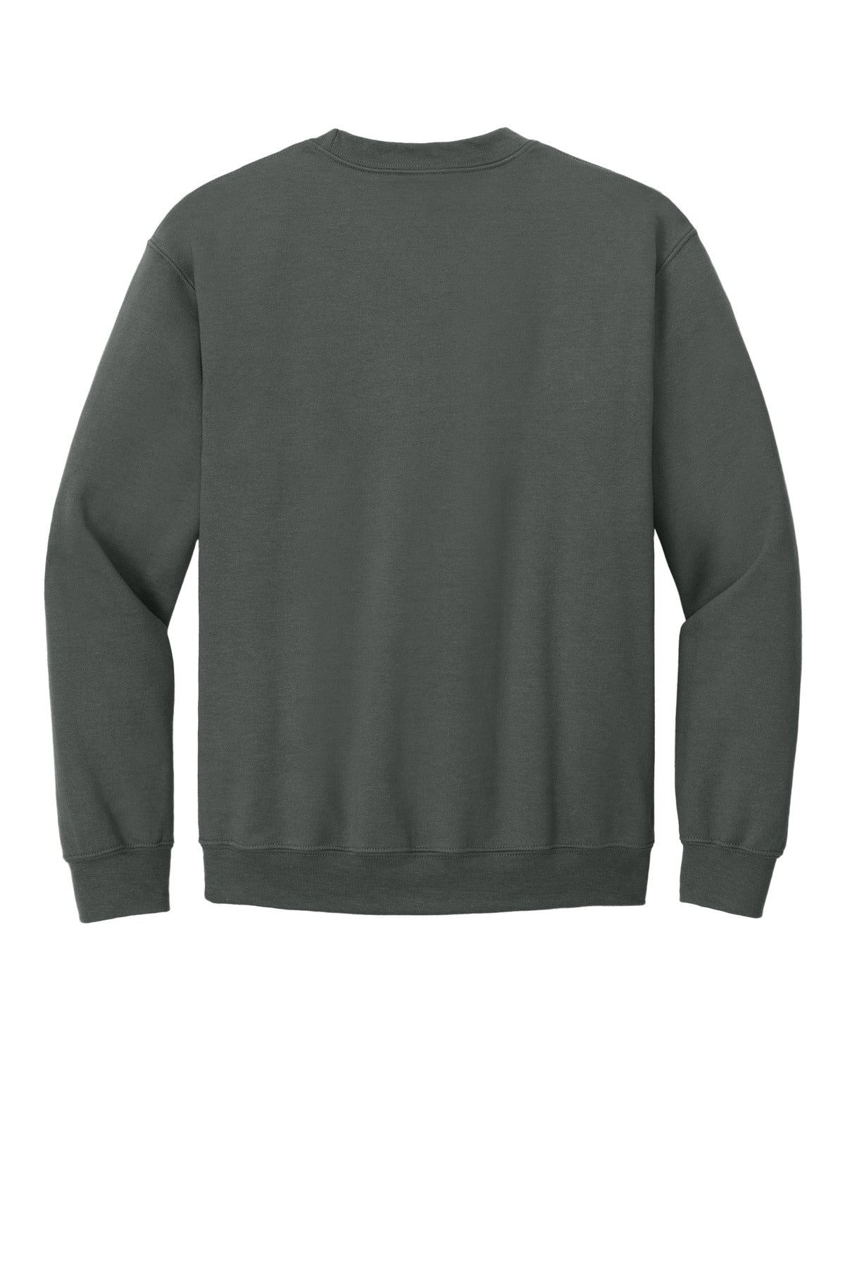Gildan Heavy Blend Crewneck Sweatshirt - Charcoal - flat back