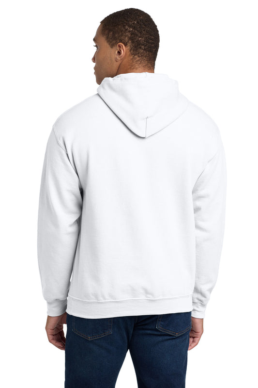 Gildan Heavy Blend Hooded Sweatshirt - White - back