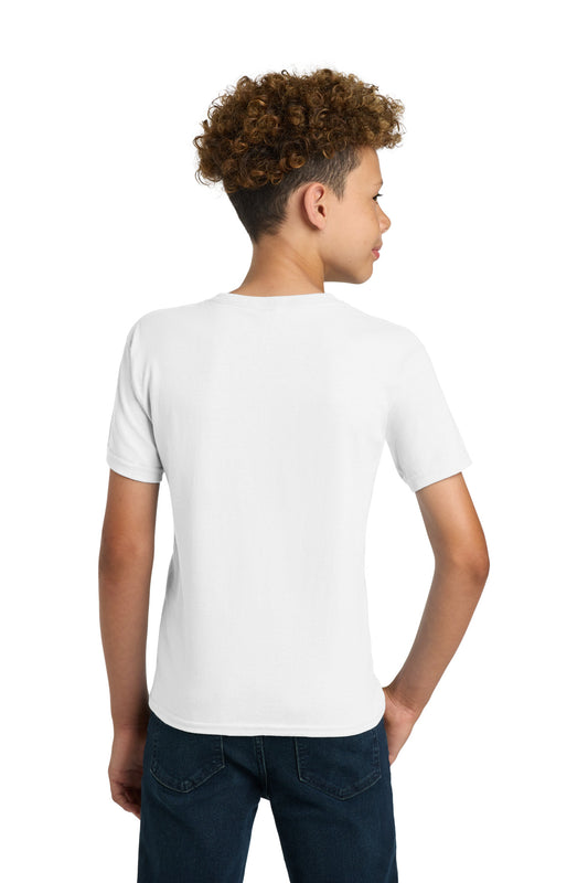 Gildan Youth Ultra Cotton100% US Cotton T-Shirt - White - back