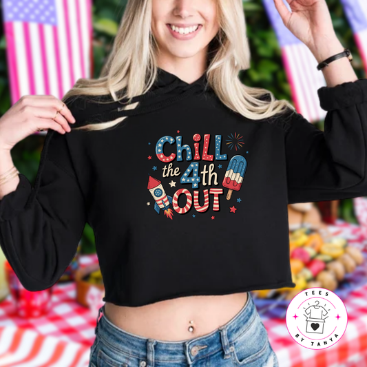 Chill the 4th Out Shirt | Funny 4th of July Graphic Tee