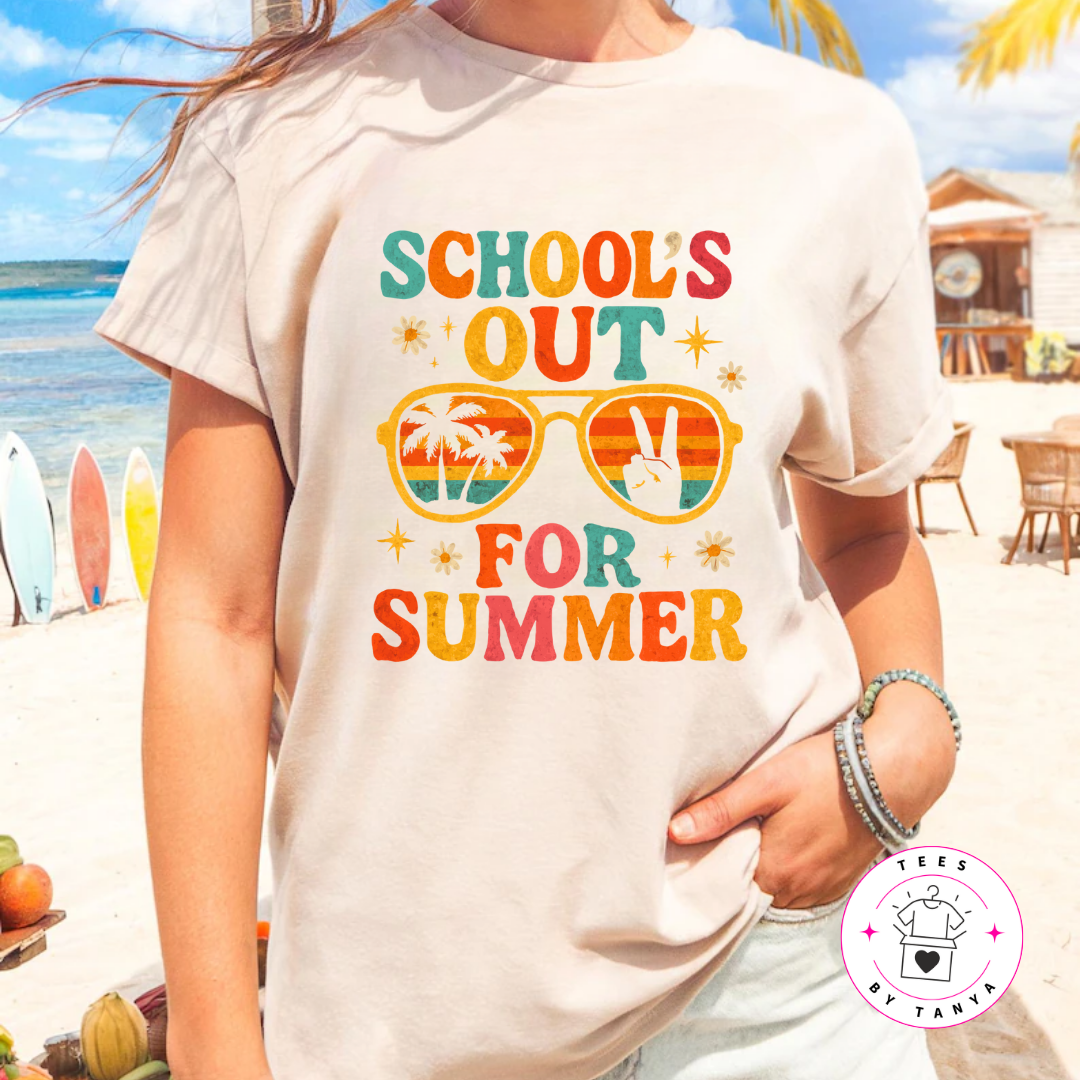 School’s Out for Summer Shirt | Retro Summer Tee
