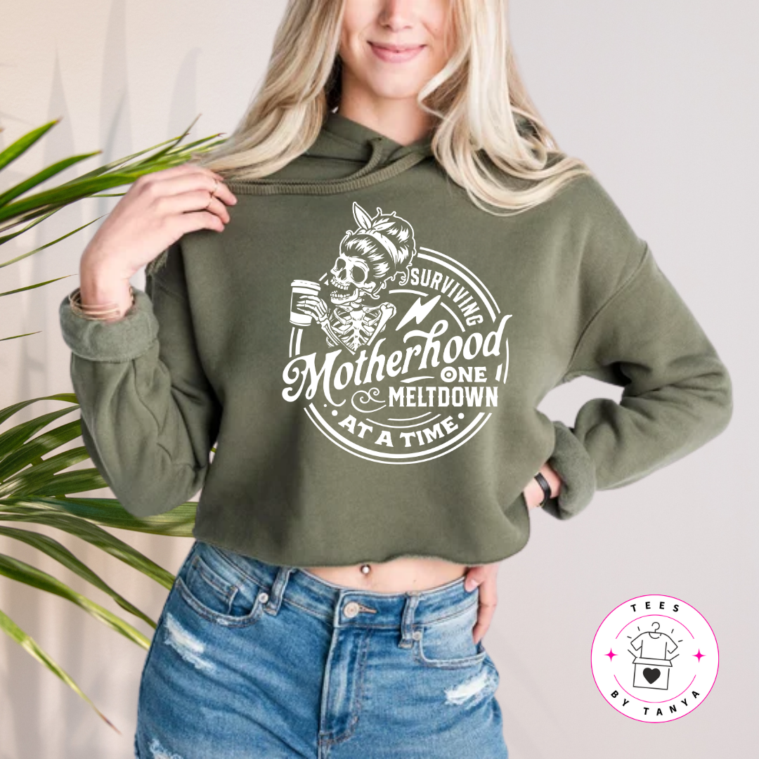 Surviving Motherhood One Meltdown at a Time Shirt