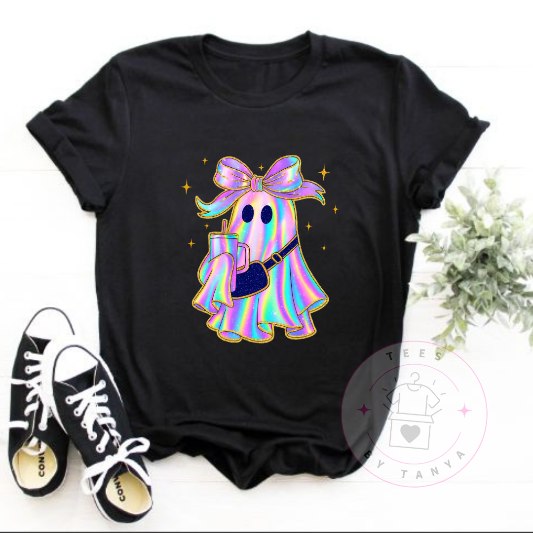 Iridescent Boo Jee Ghost T-Shirt