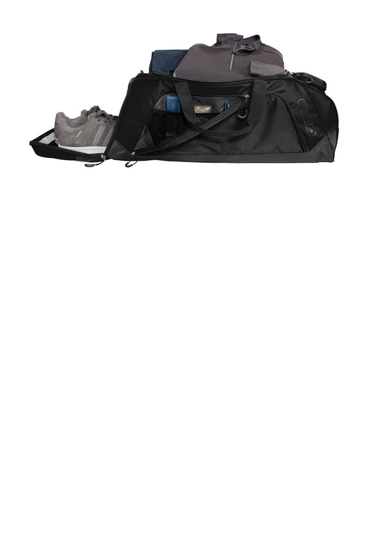 OGIO Transition Duffel - Black/ Black - flat front