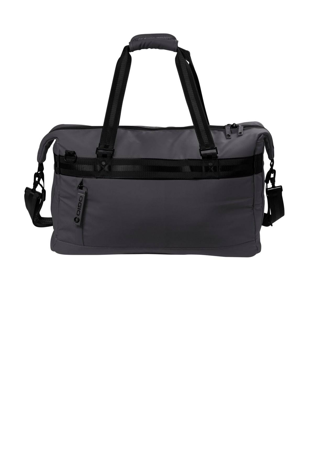 OGIO Commuter Duffel - Tarmac Grey - flat back