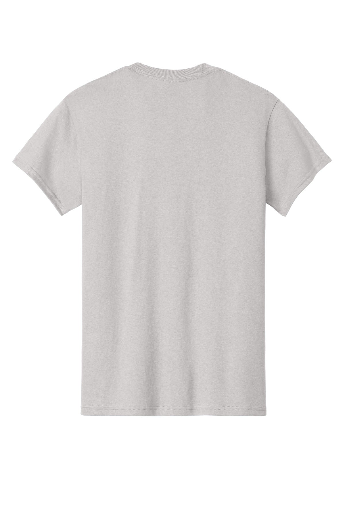 Gildan Heavy Cotton 100% Cotton T-Shirt - Ice Grey - flat back