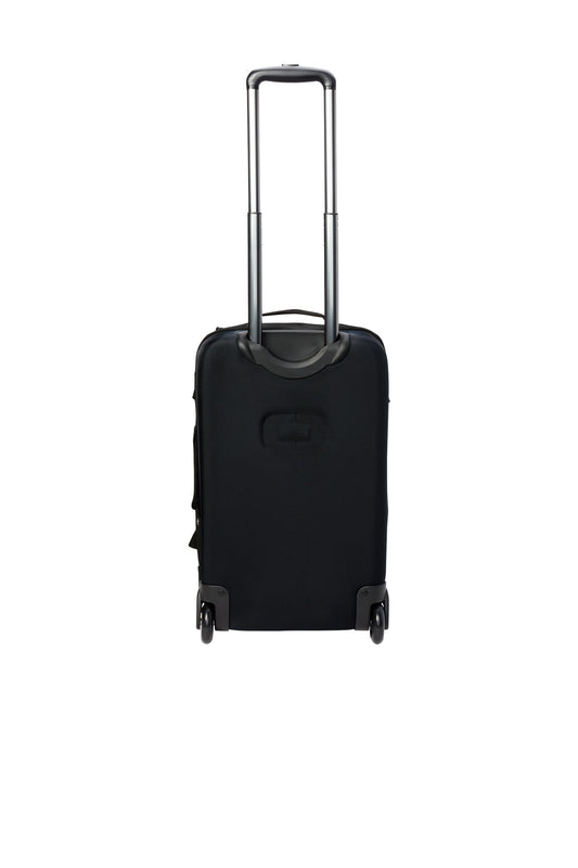 OGIO Passage Wheeled Carry-On Duffel - Blacktop - flat back