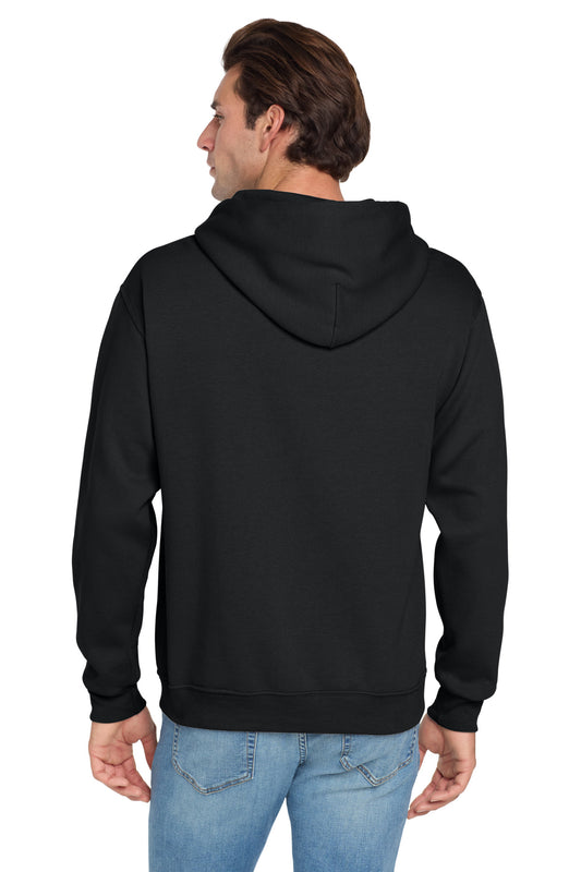 Jerzees NuBlend Pullover Hooded Sweatshirt - Black - back