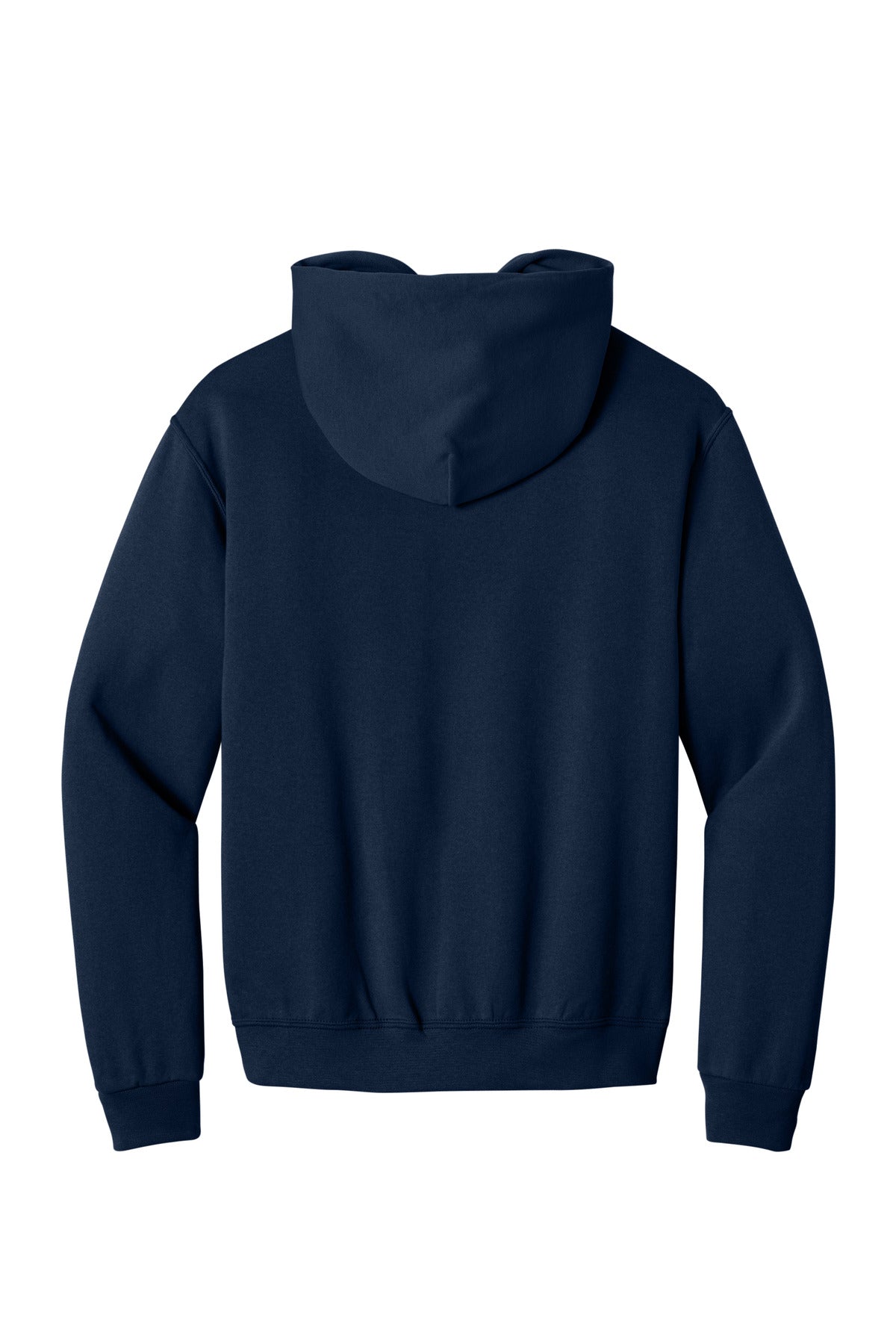 Jerzees NuBlend Pullover Hooded Sweatshirt - J. Navy - flat back