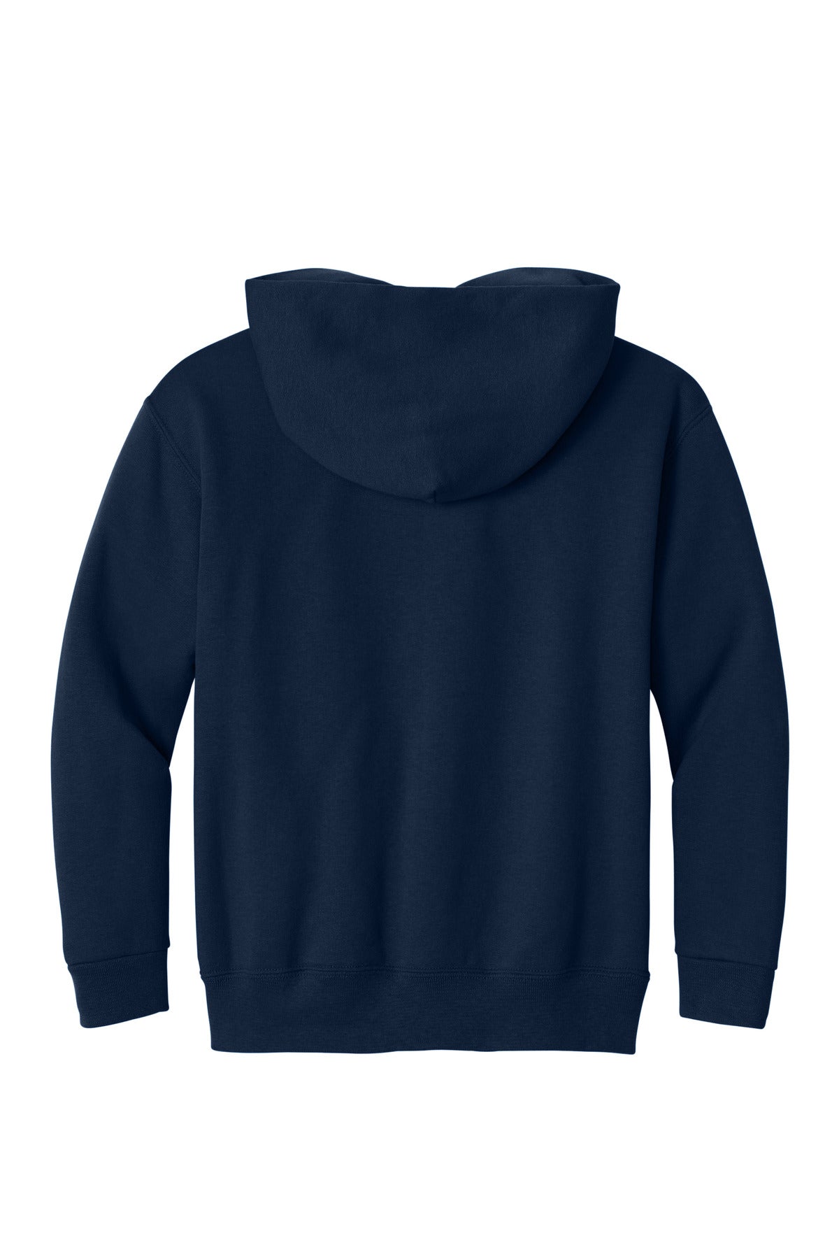 Jerzees Youth NuBlend Pullover Hooded Sweatshirt - J. Navy - flat back