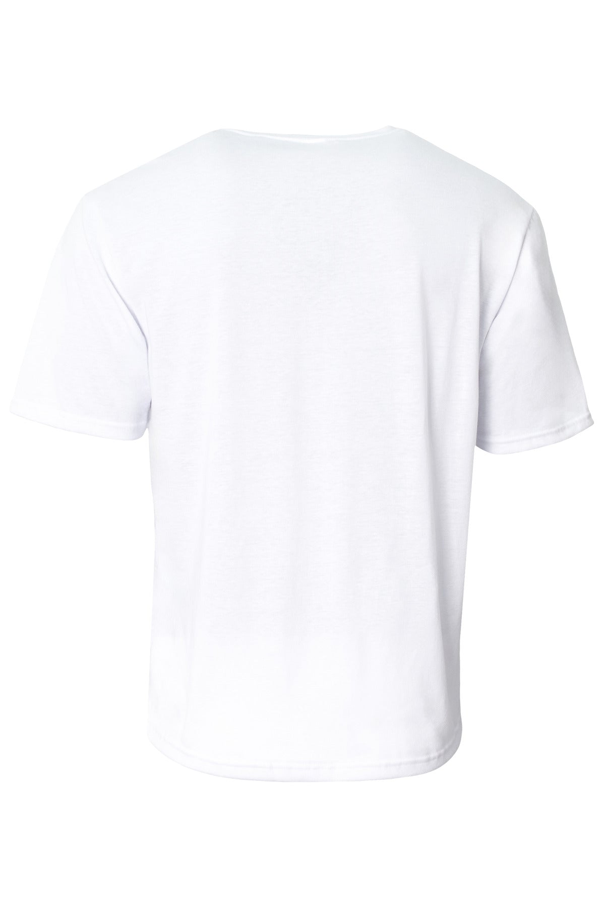 A4 Softek Short Sleeve Tee - White - flat back
