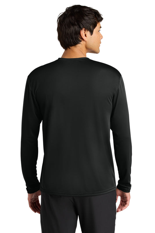 A4 Cooling Performance Long Sleeve Tee - Black - back
