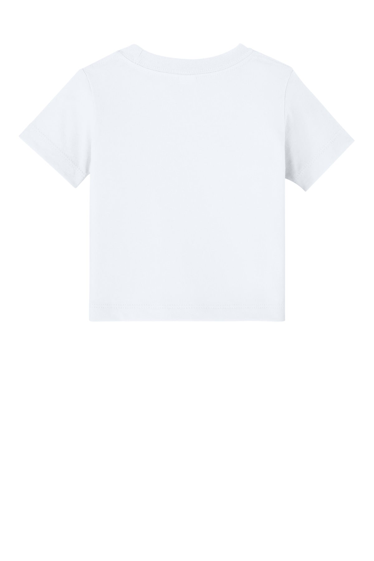 BELLA+CANVAS Infant Jersey Short Sleeve Tee - White - flat back