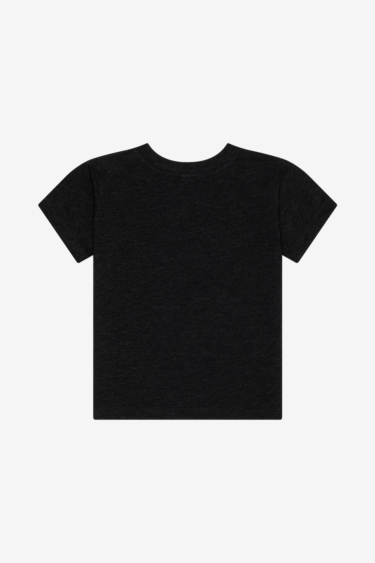 BELLA+CANVAS Toddler Triblend Short Sleeve Tee - Charcoal-Black Triblend - flat back