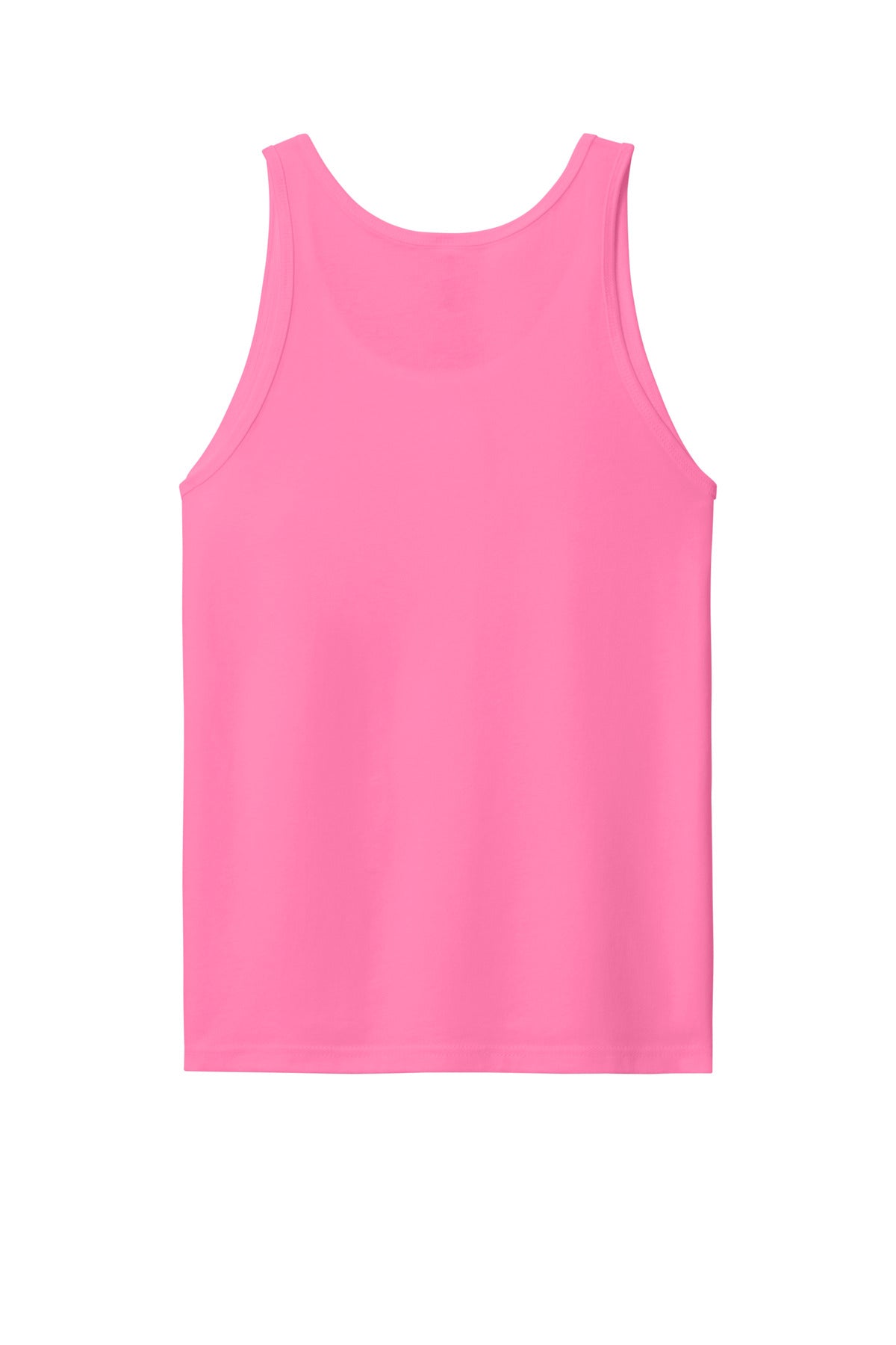BELLA+CANVAS Unisex Heather CVC Tank - Neon Pink - flat back