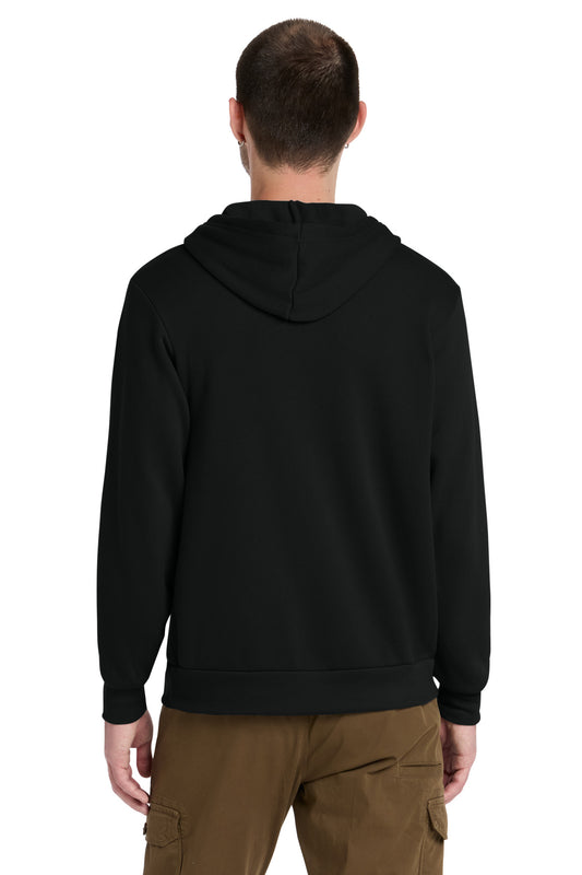 BELLA+CANVAS Unisex Sponge Fleece Pullover Hoodie - Black - back