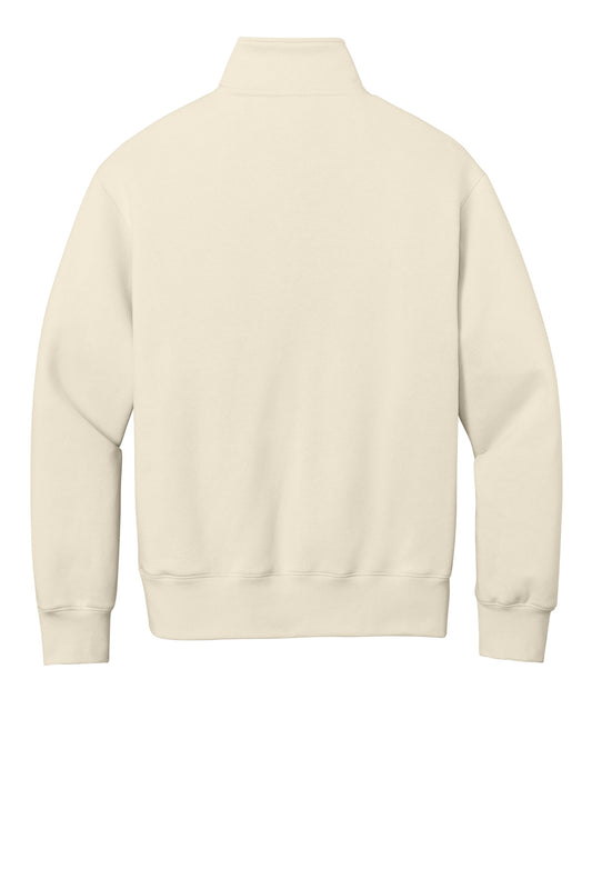 BELLA+CANVAS Unisex 10-Ounce Heavyweight 1/2-Zip Sweatshirt - Dust - flat back