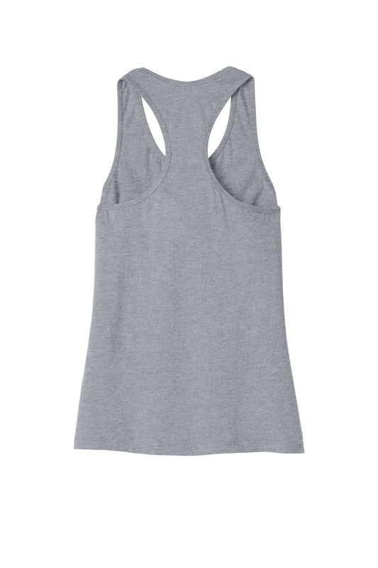 BELLA+CANVAS Women's Jersey Racerback Tank - Athletic Heather - flat back