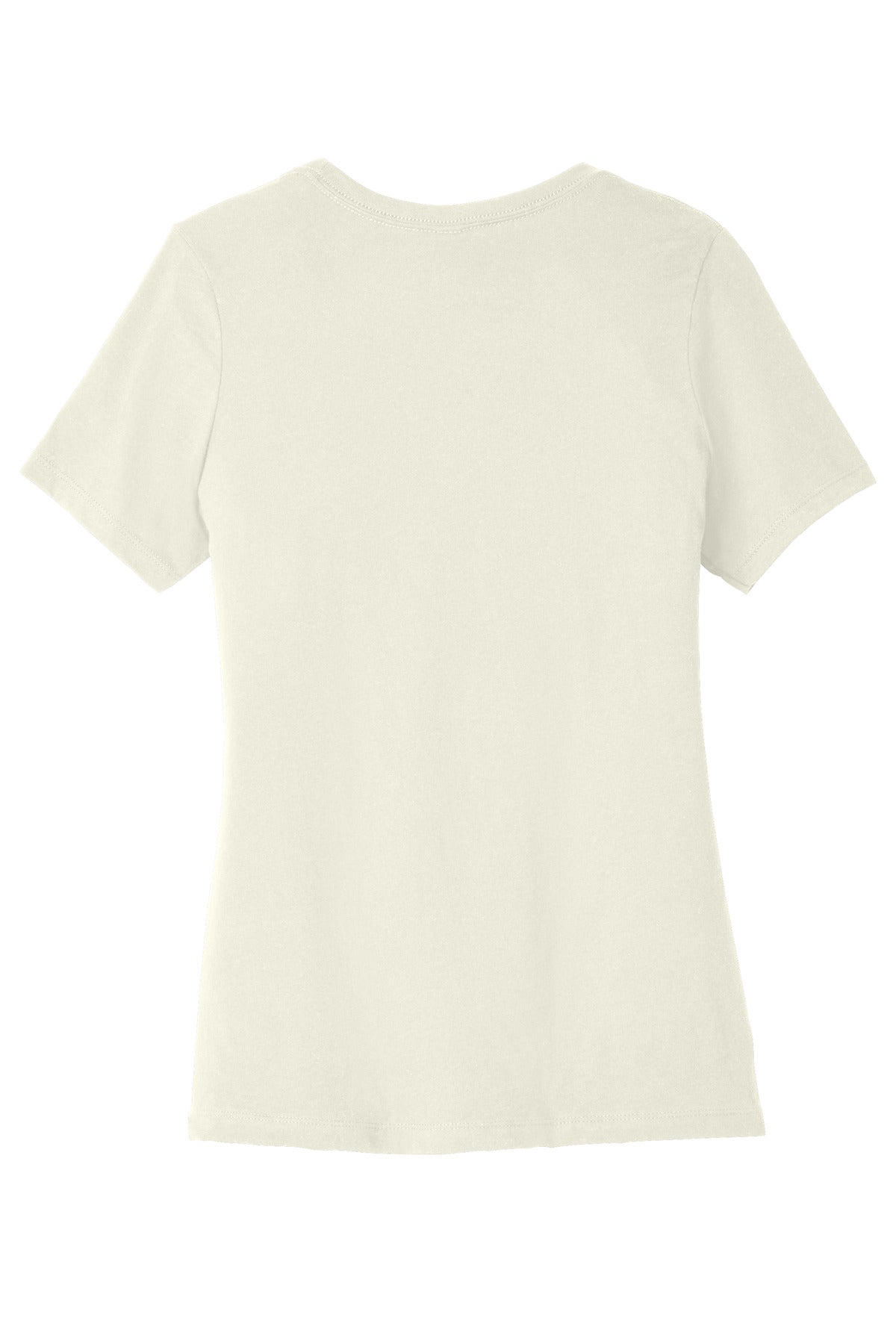 BELLA+CANVAS Women's Relaxed Triblend Tee - Solid Natural Triblend - flat back
