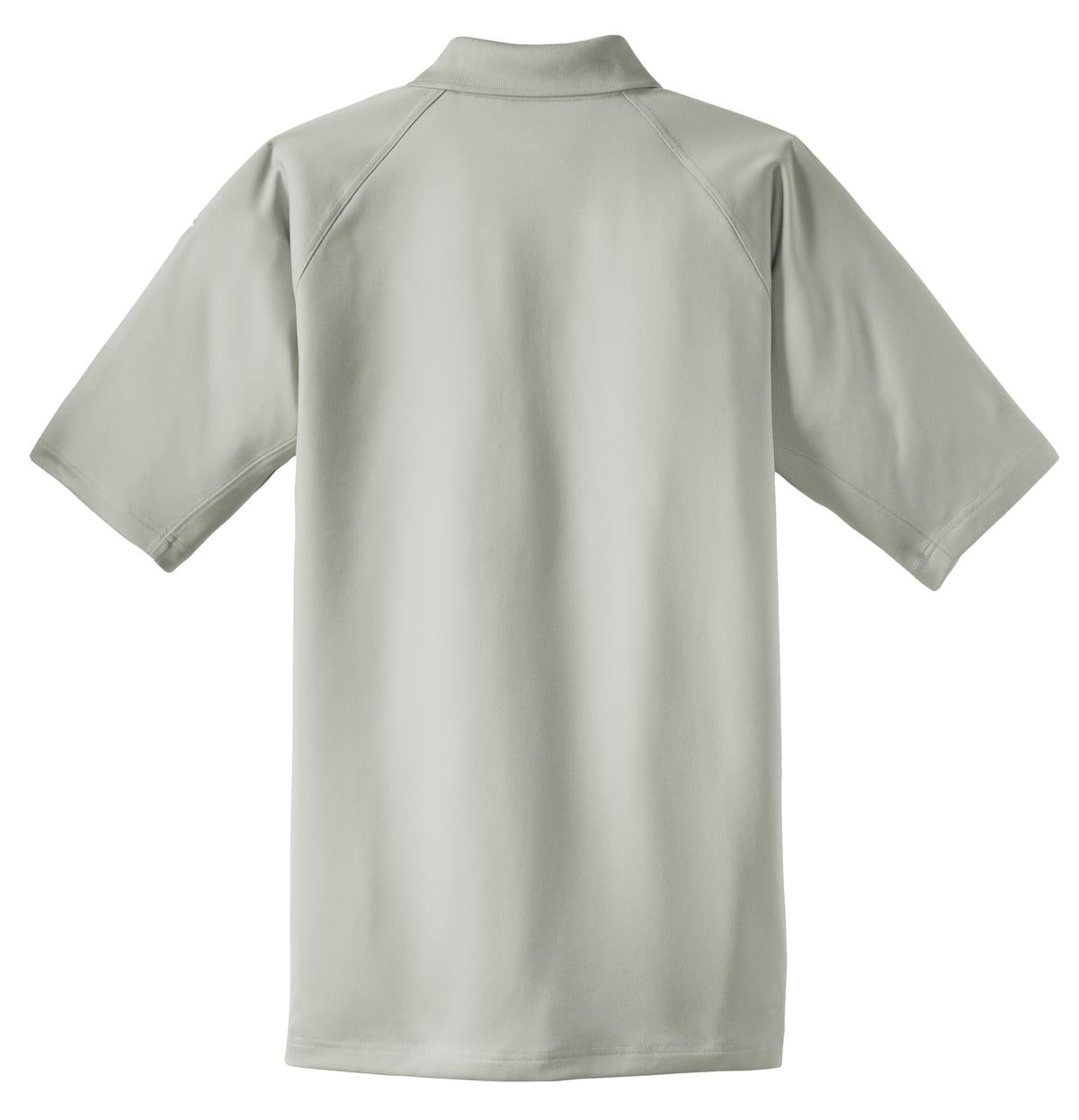 CornerStone Select Snag-Proof Tactical Polo - Light Grey - flat back