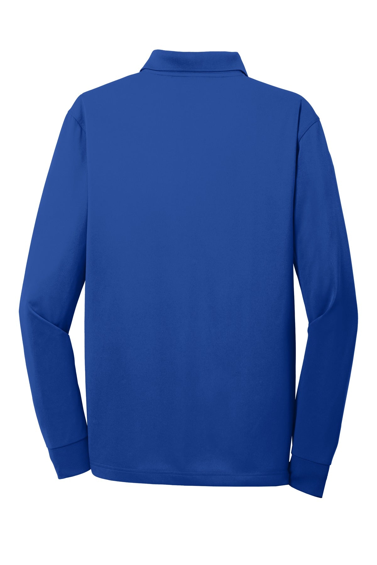 CornerStone Select Snag-Proof Long Sleeve Polo - Royal - flat back