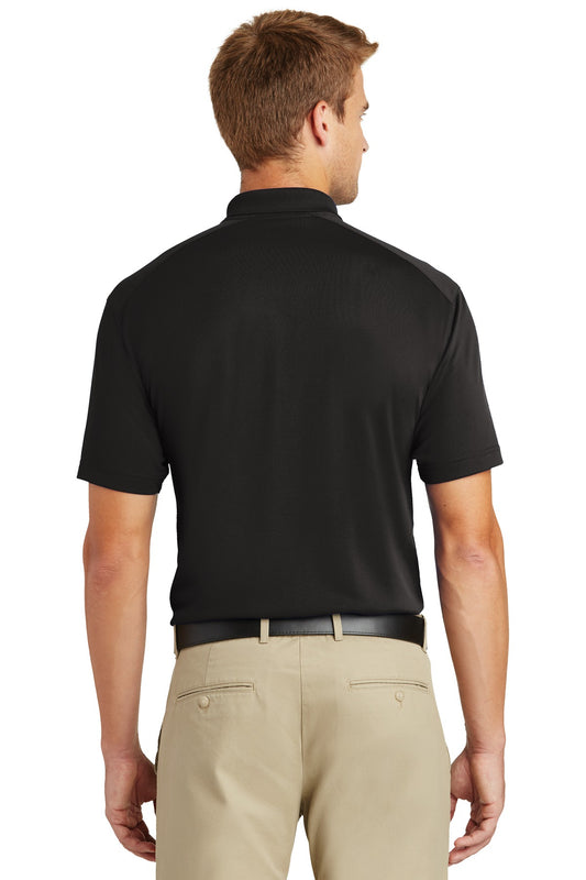 CornerStone Select Lightweight Snag-Proof Polo - Black - back