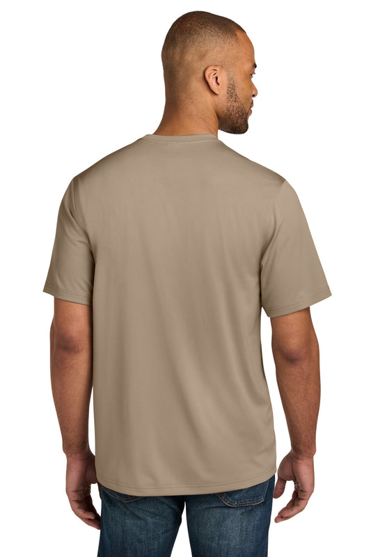 CornerStone Workwear Pro Short Sleeve Pocket Tee - Silver Tan - back