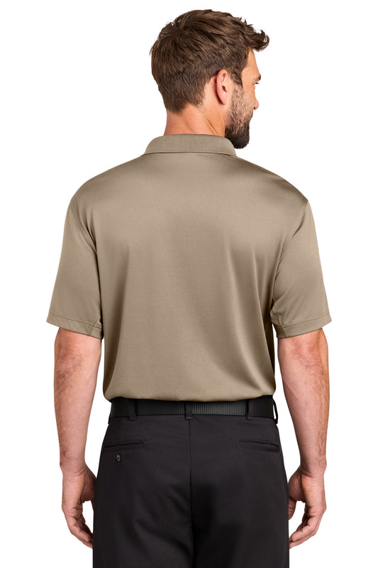CornerStone Workwear Pro Tactical Polo - Silver Tan - back