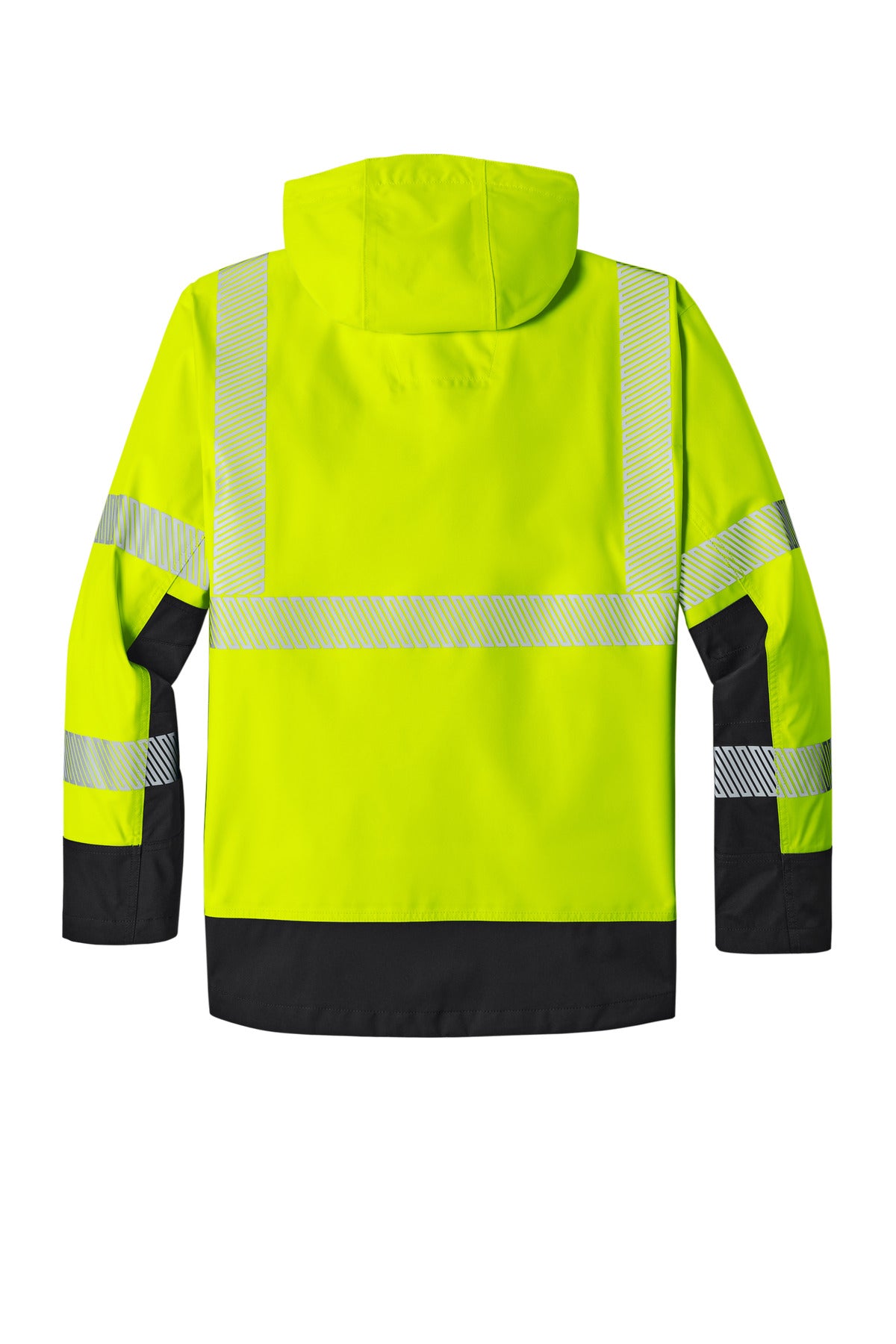 Carhartt ANSI 107 Class 3 Storm Defender Jacket - Brite Lime - flat back