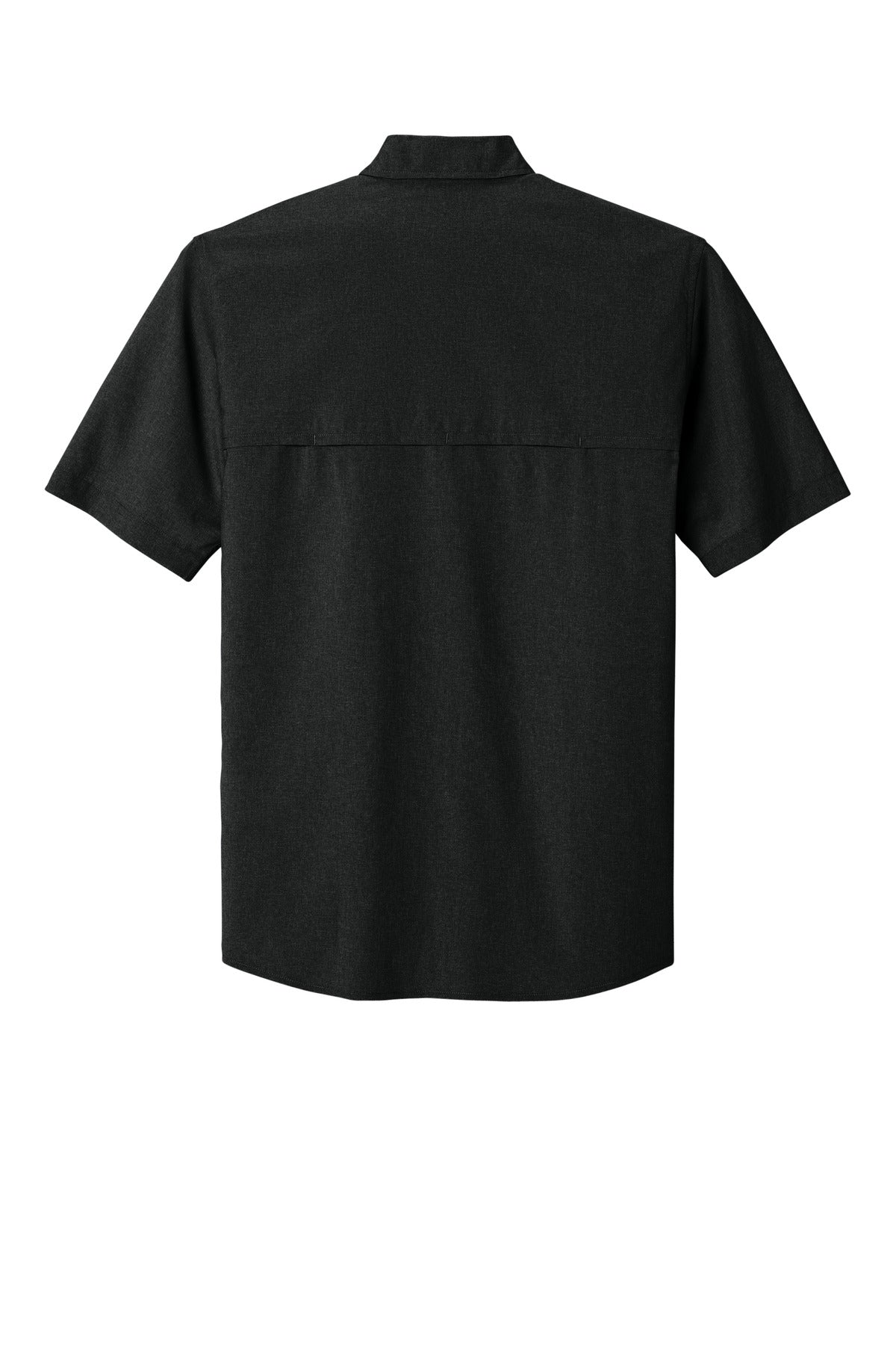 Carhartt Force Sun Defender Short Sleeve Shirt - Black - flat back