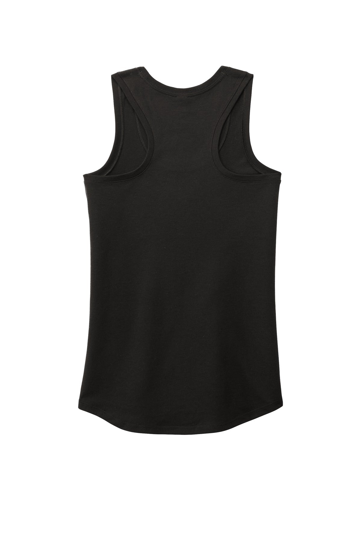 District Women's Perfect Tri Racerback Tank - Black - flat back