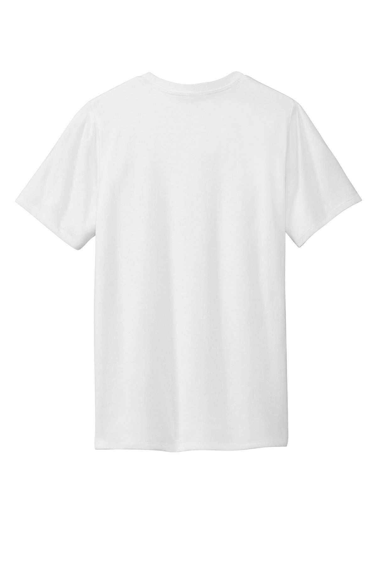 District Youth Perfect Tri Tee - White - flat back