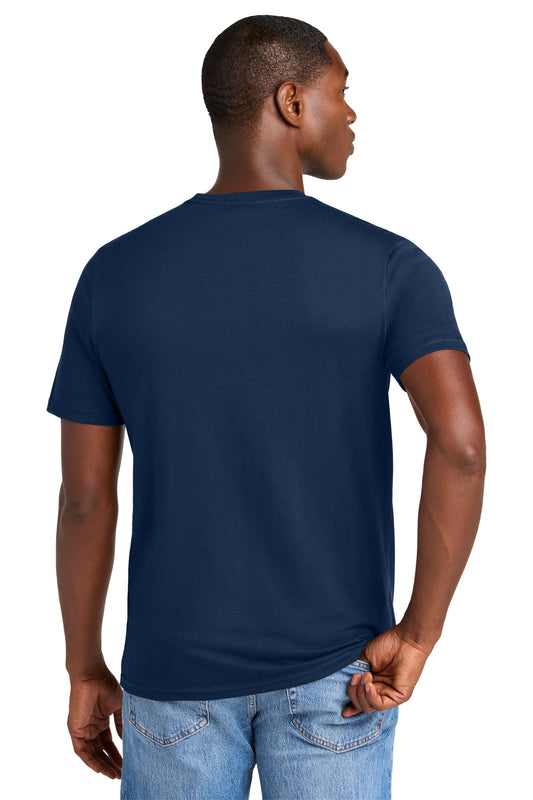 District Perfect Weight CVC Tee - Dark Royal - back