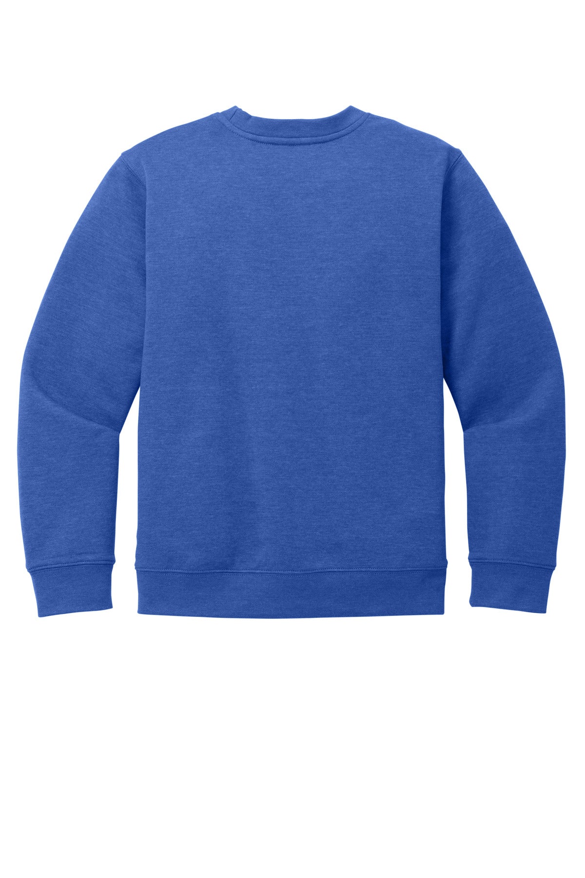 District Youth V.I.T. Fleece Crew - Royal Frost - flat back