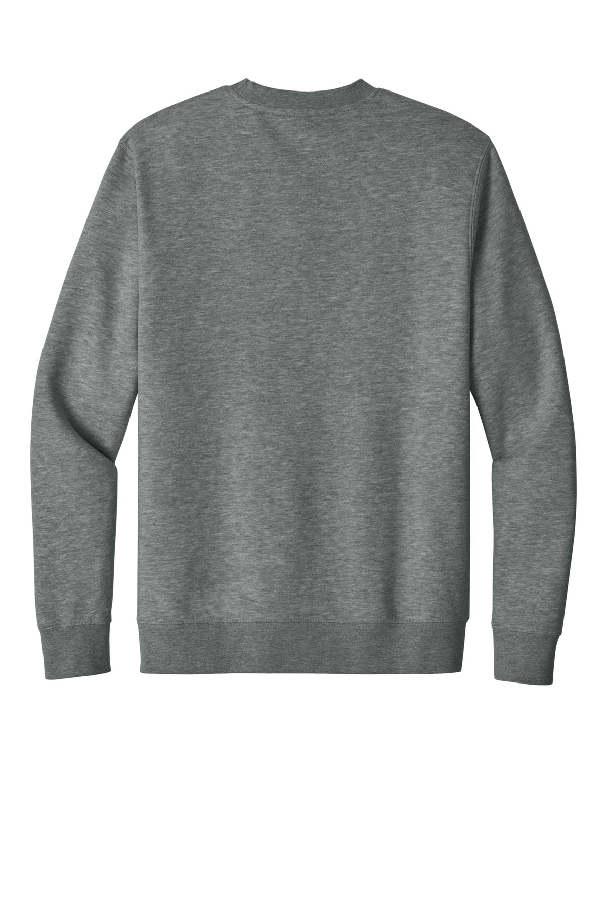 District V.I.T. Fleece Crew - Grey Frost - flat front